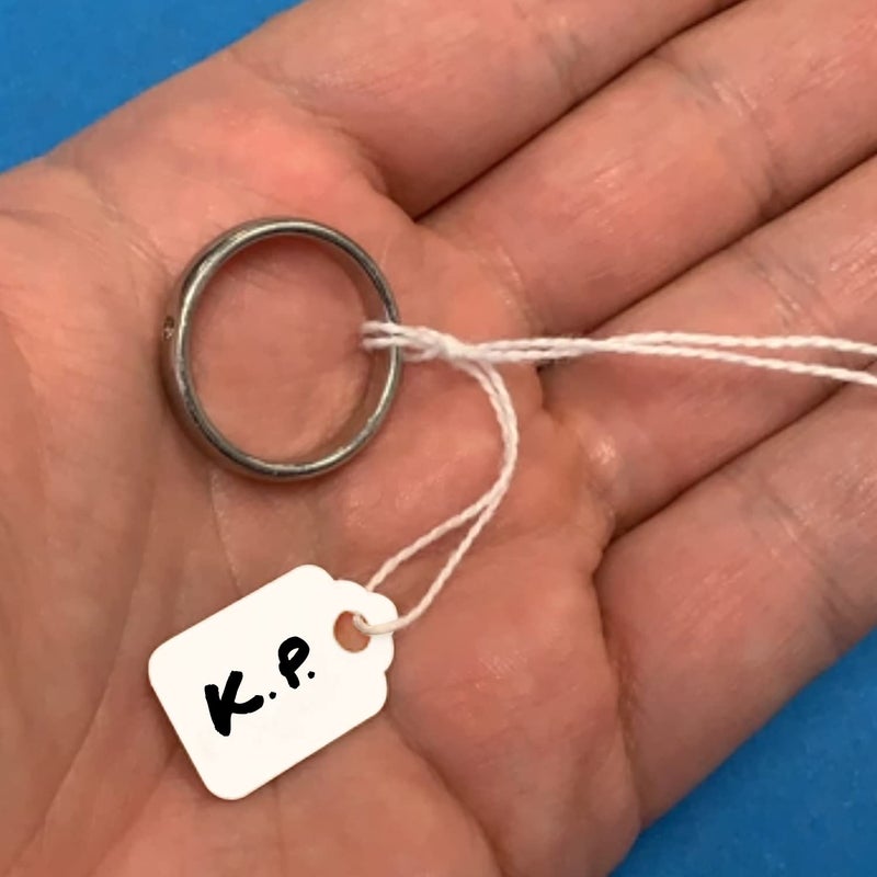 SmartSign White Price Tags with Pre-Strung Loop Strings - Pack of 1000 Marking Tags, Size-1, 12pt Thick Blank Merchandise Tags, 0.9375" x 0.625" Jewelry Tags - Image 5